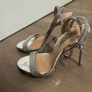 Silver Steve Madden Heels